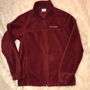 Maroon Columbia zip up